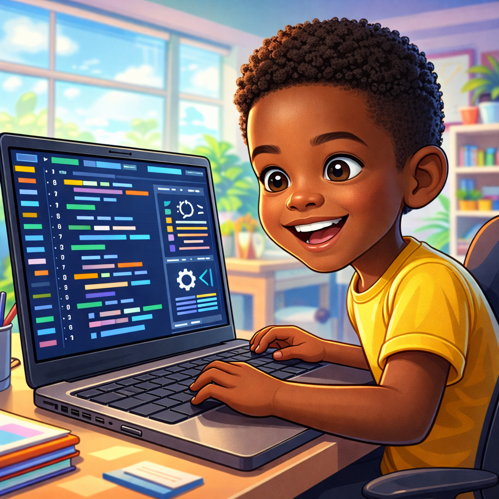 AI coding platforms for kids and teens in Africa