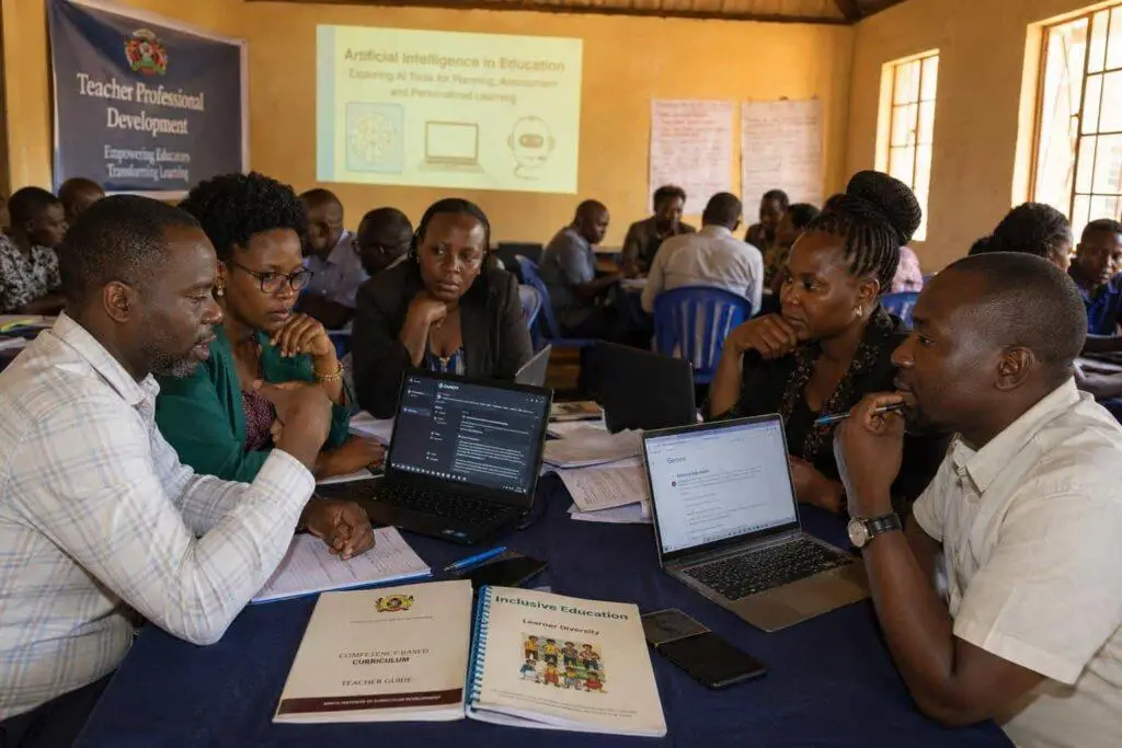 15% AI literacy by 2026 teacher preparation in African schools