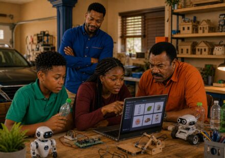 AI science projects for kids.